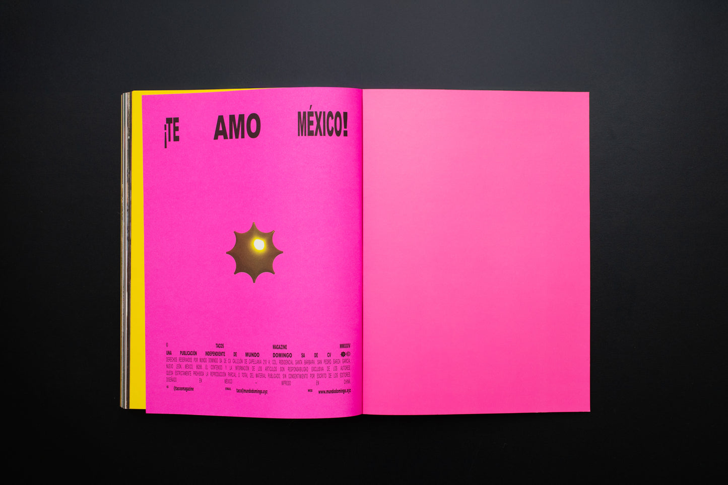 TACOS MAGAZINE Nº1 'AMOR'